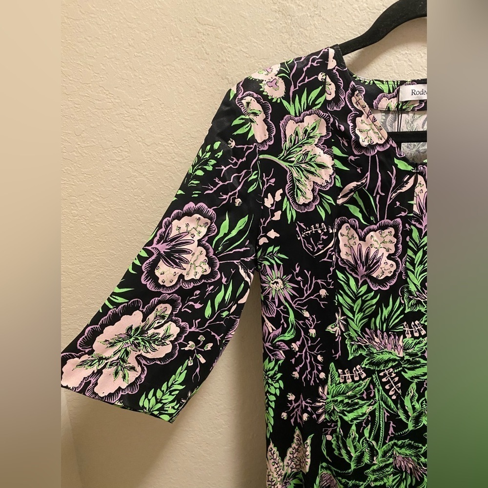 Rodebjer Kandy Dress In Vegetal Floral Print Size L - Picture 9 of 12